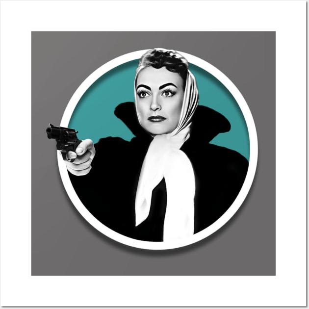 Joan Crawford - Sudden Fear Wall Art by Indecent Designs